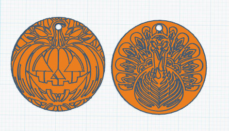 Thanksgiving trinkets.