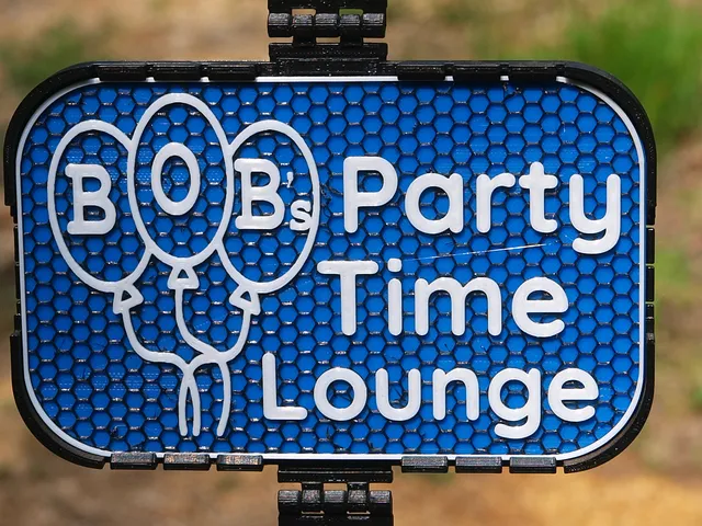 Bob's Party Time sign