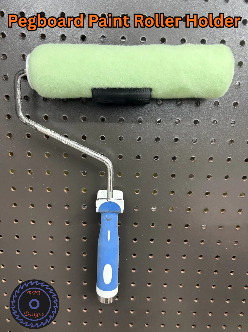 Pegboard Paint Roller Holder (40mm)
