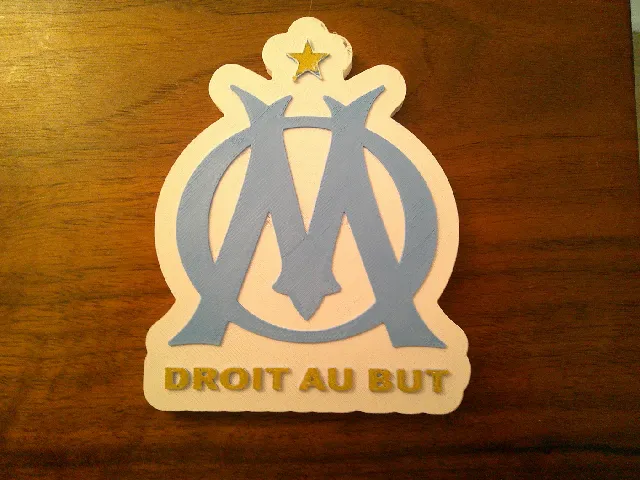 Olympique de Marseille Logo Coaster or Plaque