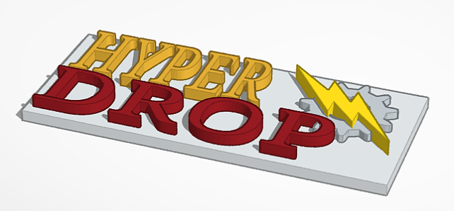 Hyper Drop Sign