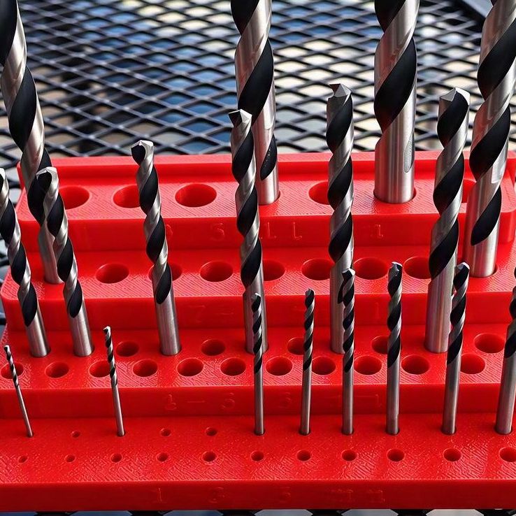 Drill bit holder – version for Ikea Skadis by Jirka | Download free STL ...