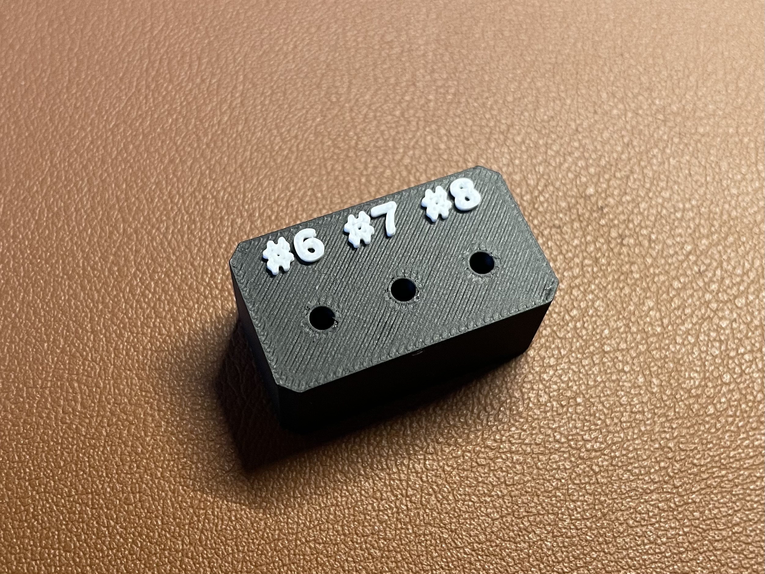 TIG Tungsten Stickout Gauge (w/ gas lens)