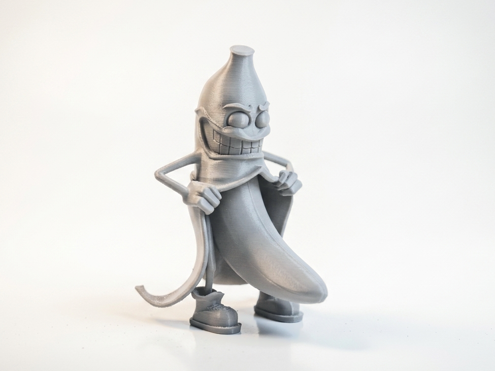Naked Banana Figurine Novelty Desk Art 3D Printable — miniatura 3