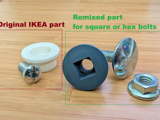 IKEA Bissa shoe cabinet - swivel for longer bolts