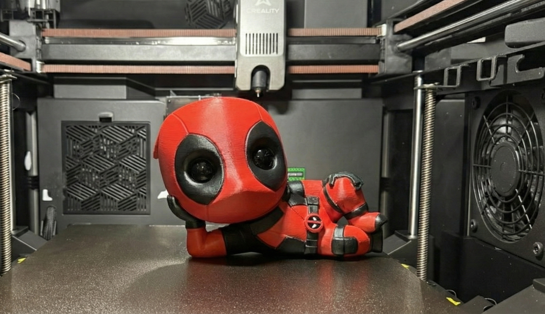 Lying Chibi Deadpool