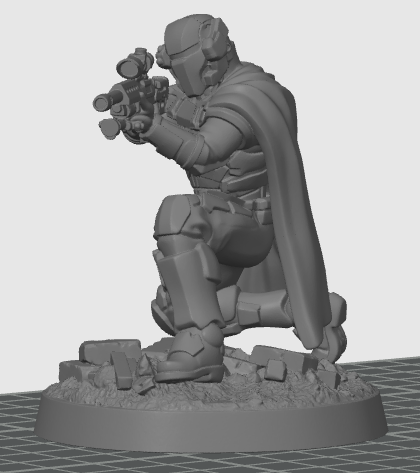Oath Sword Bastion Knight Sniper Kneeling
