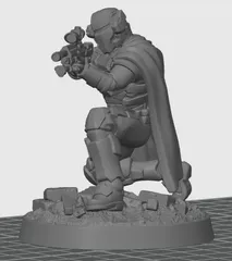 Oath Sword Bastion Knight Sniper Kneeling