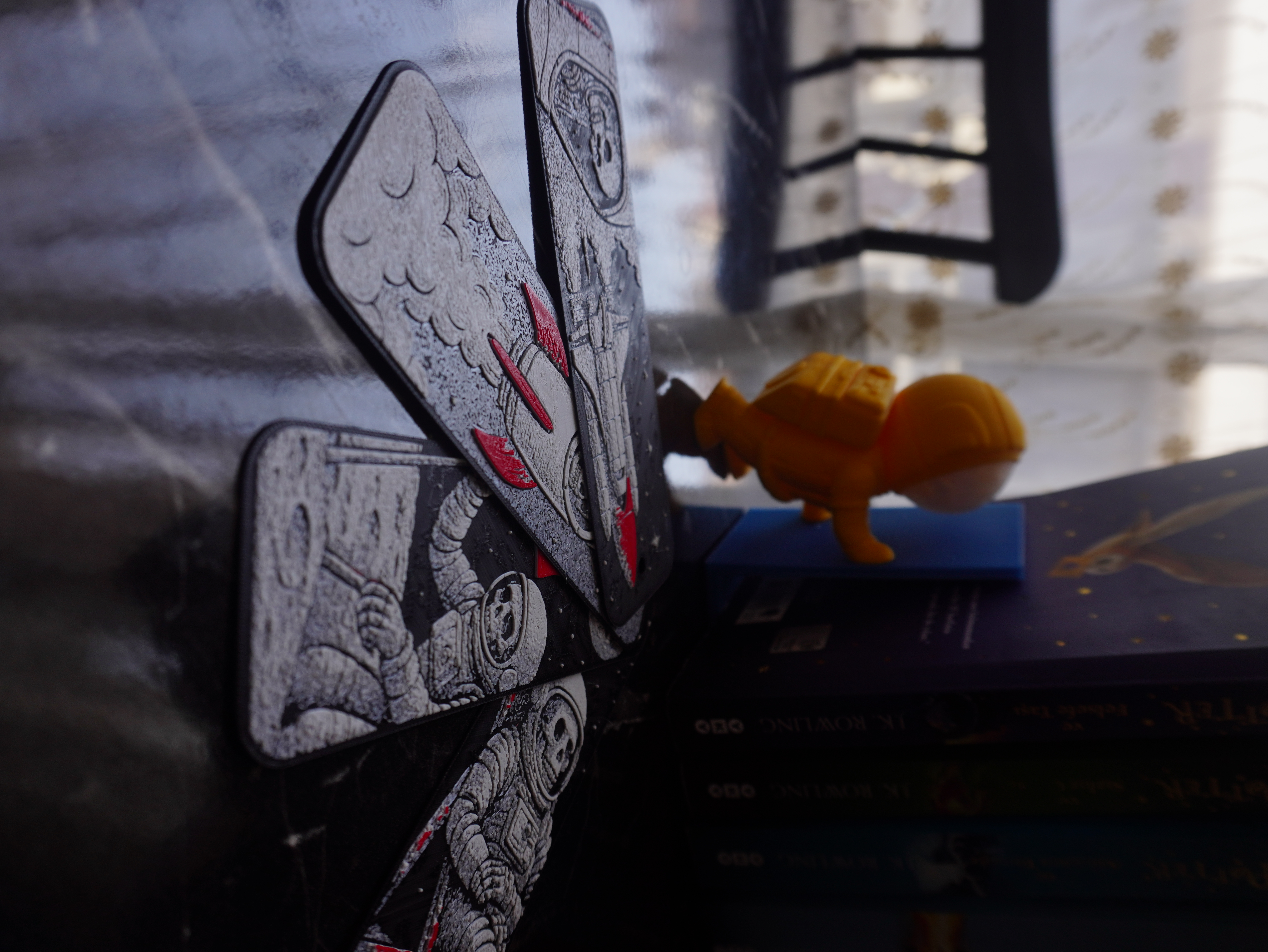 Miniatura 5 do modelo 3D Space Skeleton Bookmarks