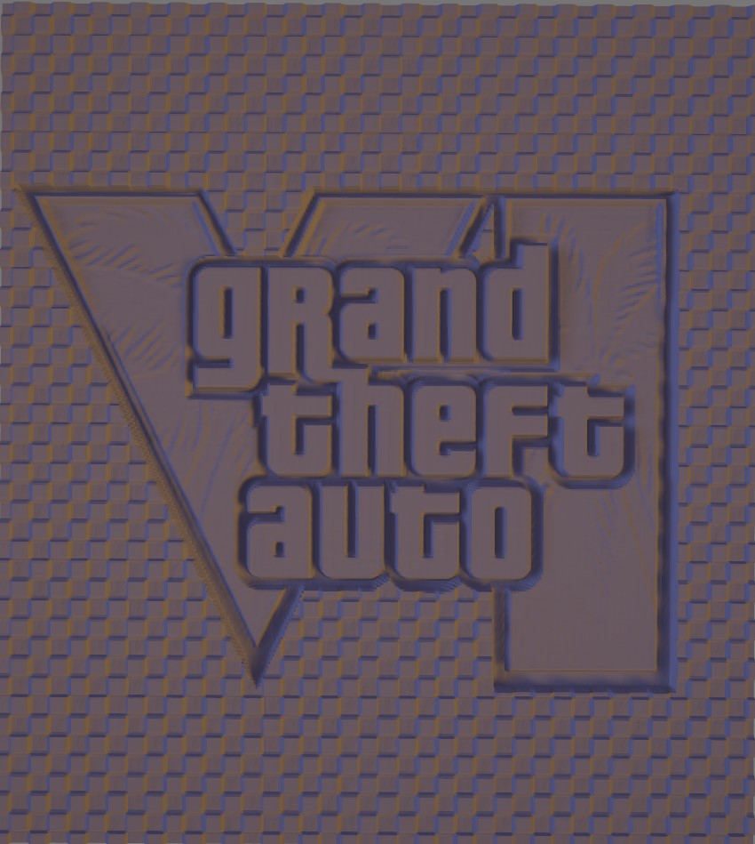 GTA VI lithophane