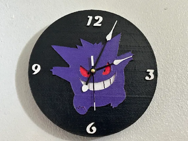 Reloj de Pared de Gengar