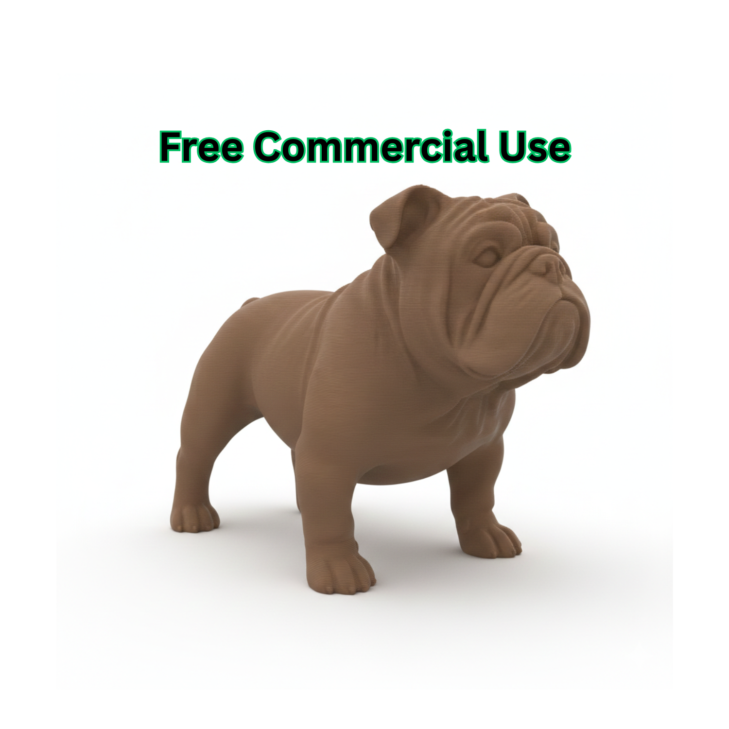 Bulldog Dog Figurine