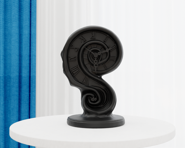 Miniatura 11 do modelo 3D Spiral Clock
