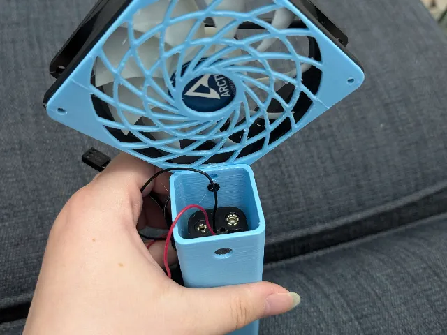 Simple portable fan (and 92mm Noctua airflow amplifier)