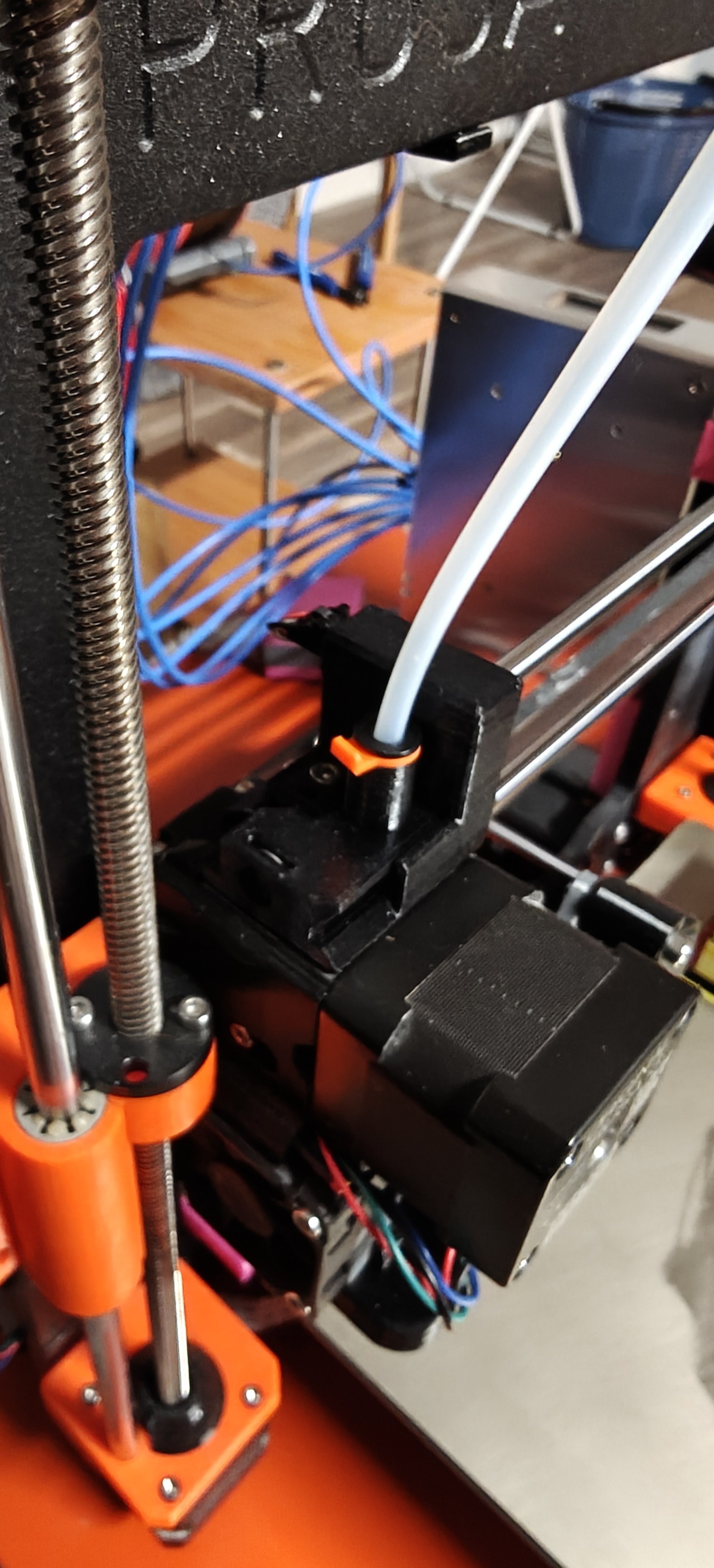 Modified MMU3 chimney base for MK3S+/MK3.5S