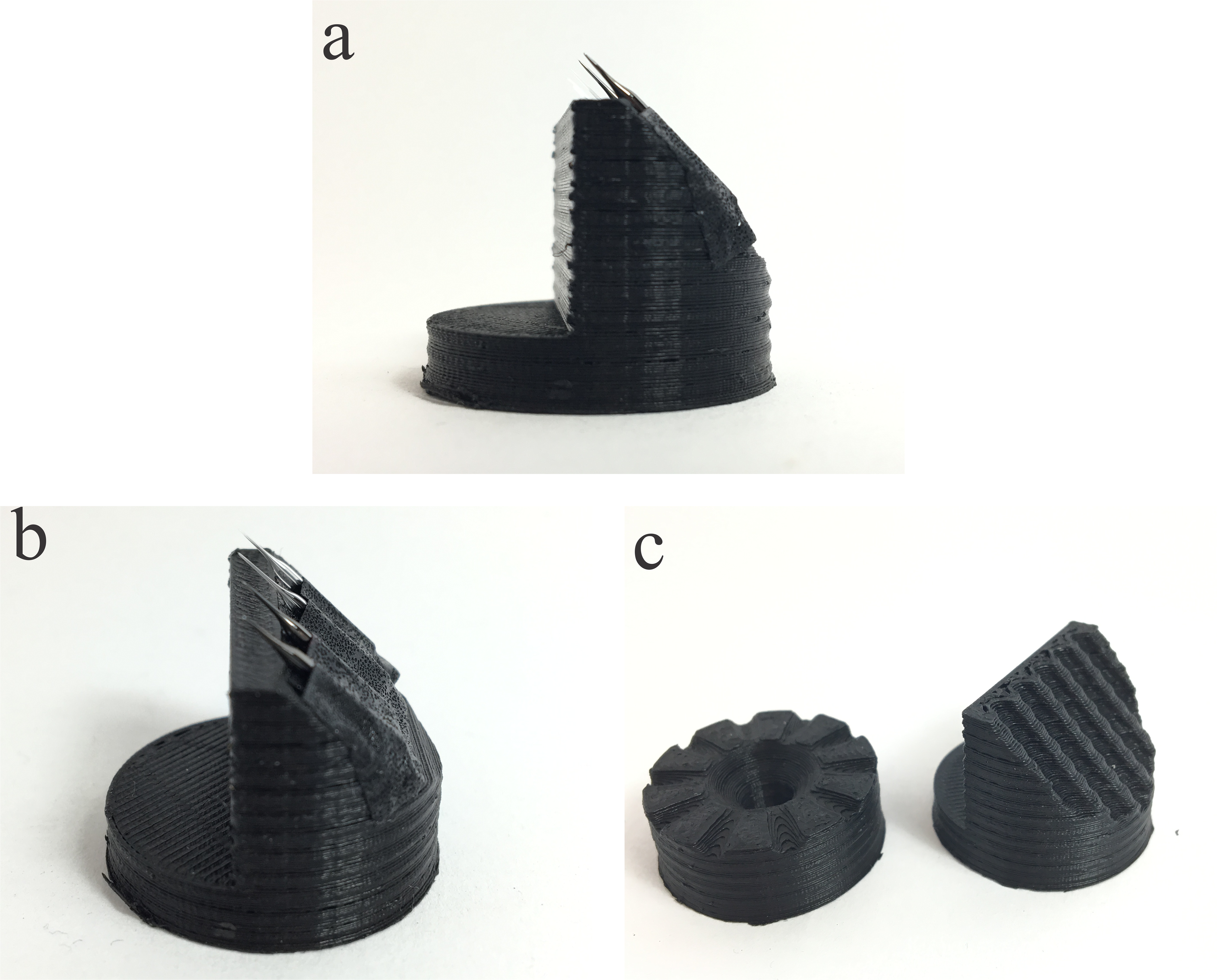 Micropipette/microelectrode holder for SEM imaging