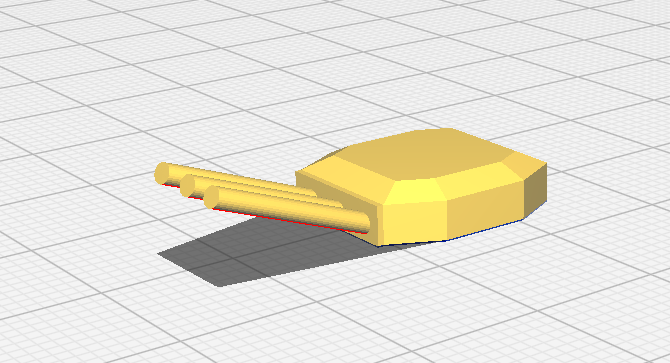 turret pack for battleship by 3d george