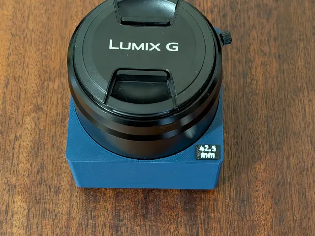 Panasonic Lumix 42.5mm f/1.2 Lens Holder - Gridfinity