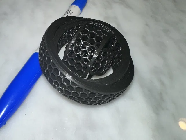 Hexagon Rotating Rings Fidget
