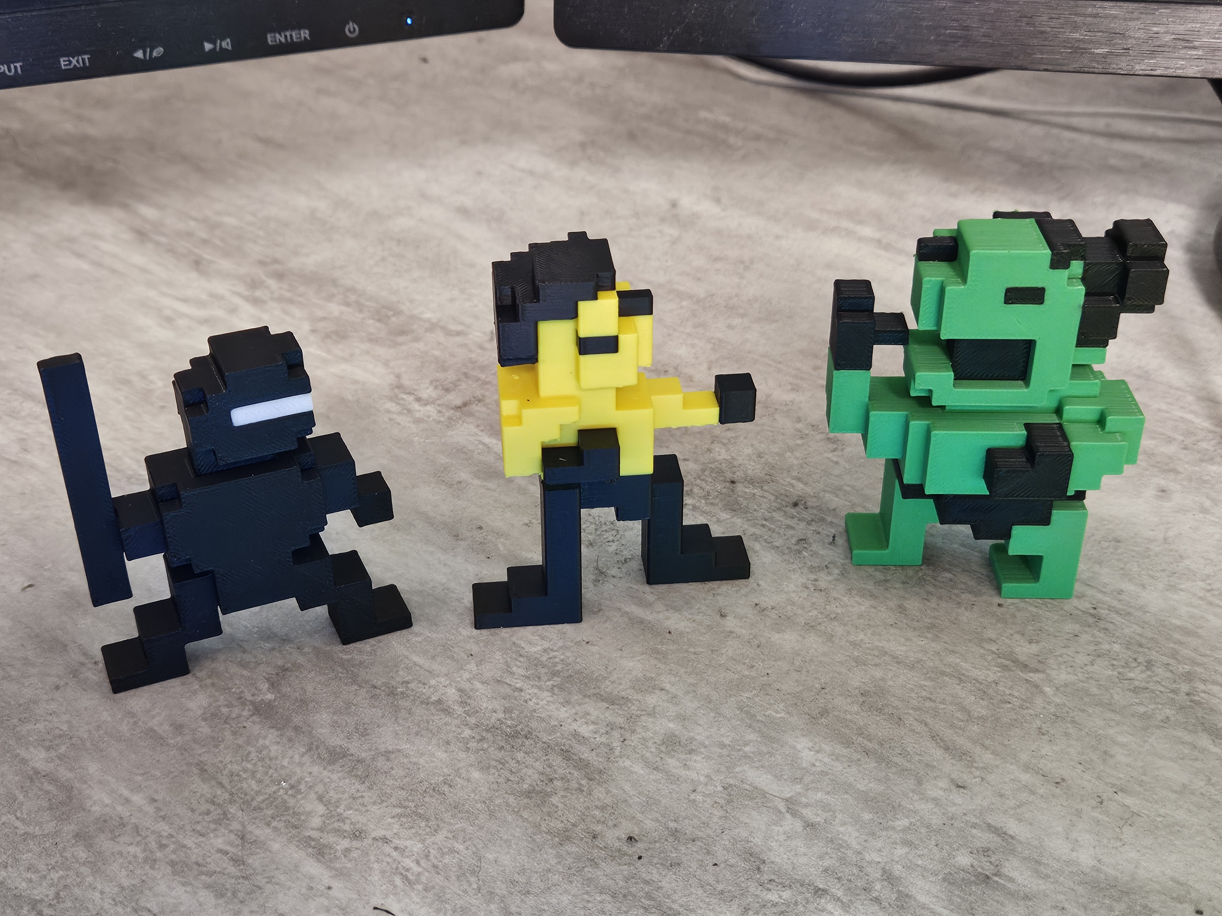 C64 Bruce Lee Figures