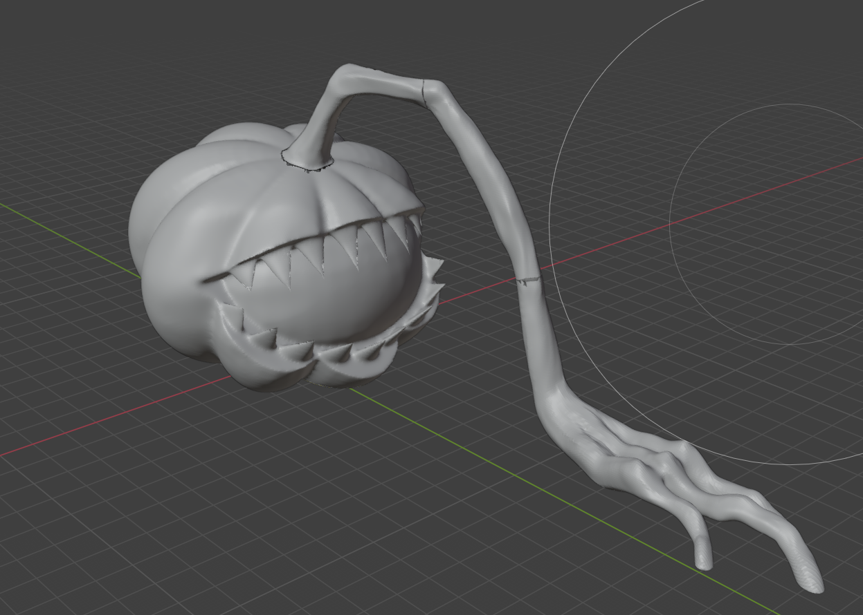 Halloween Pumpkin Monster