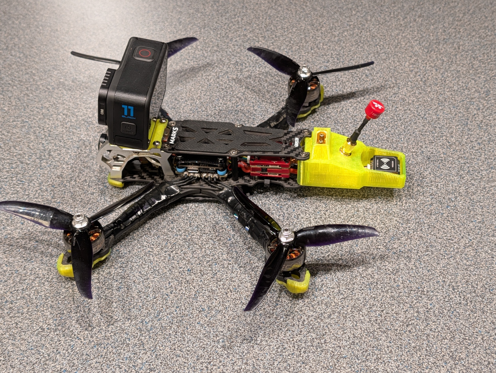 GepRC Mark 5 Drone XT60/VTX antenna/GPS Holder