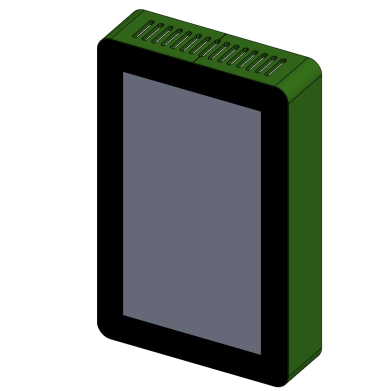 Wall Mount for Raspberry Pi Touch Display 2 and RPi5