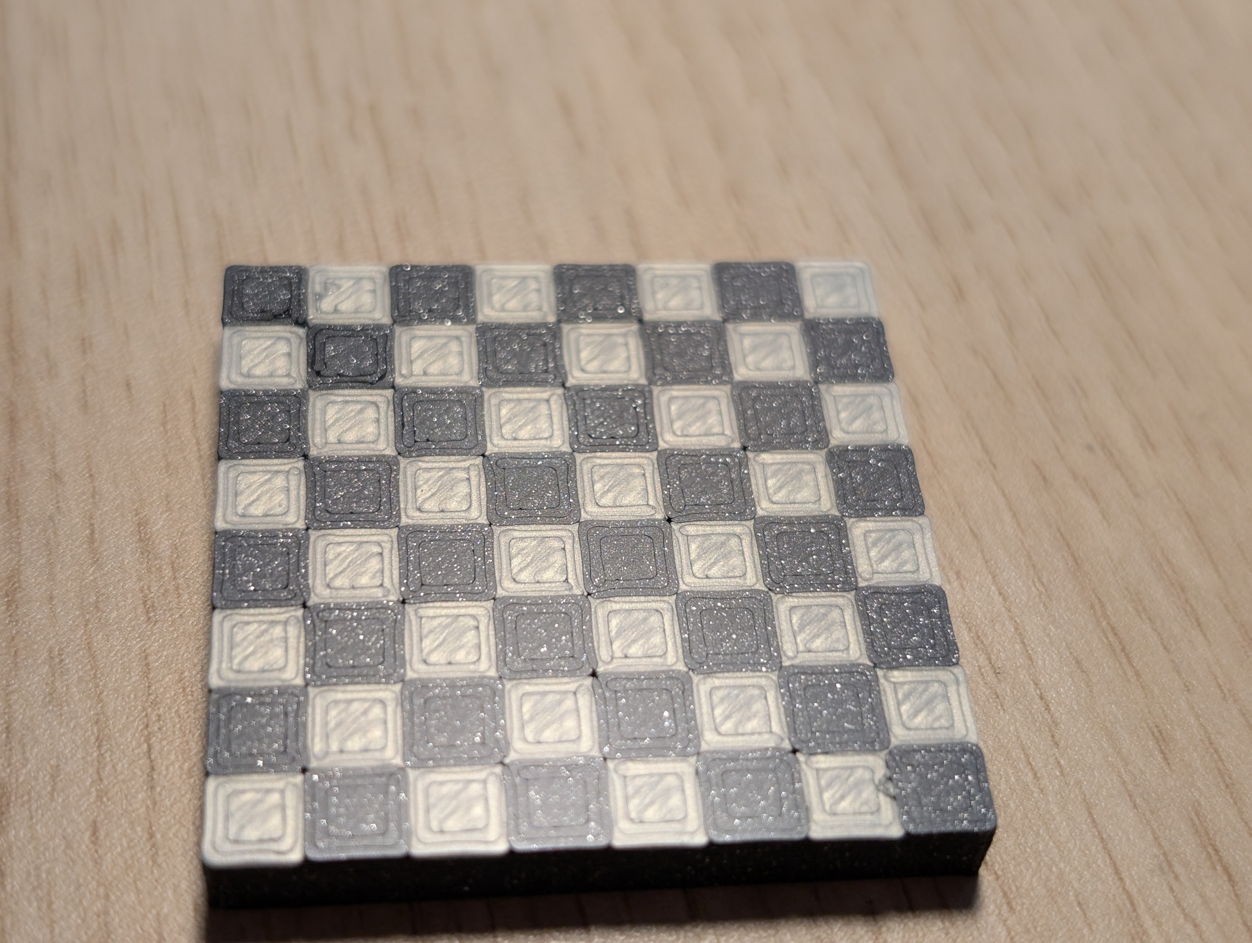 Easy multicolor chess board for Joe Turner’s chess ring