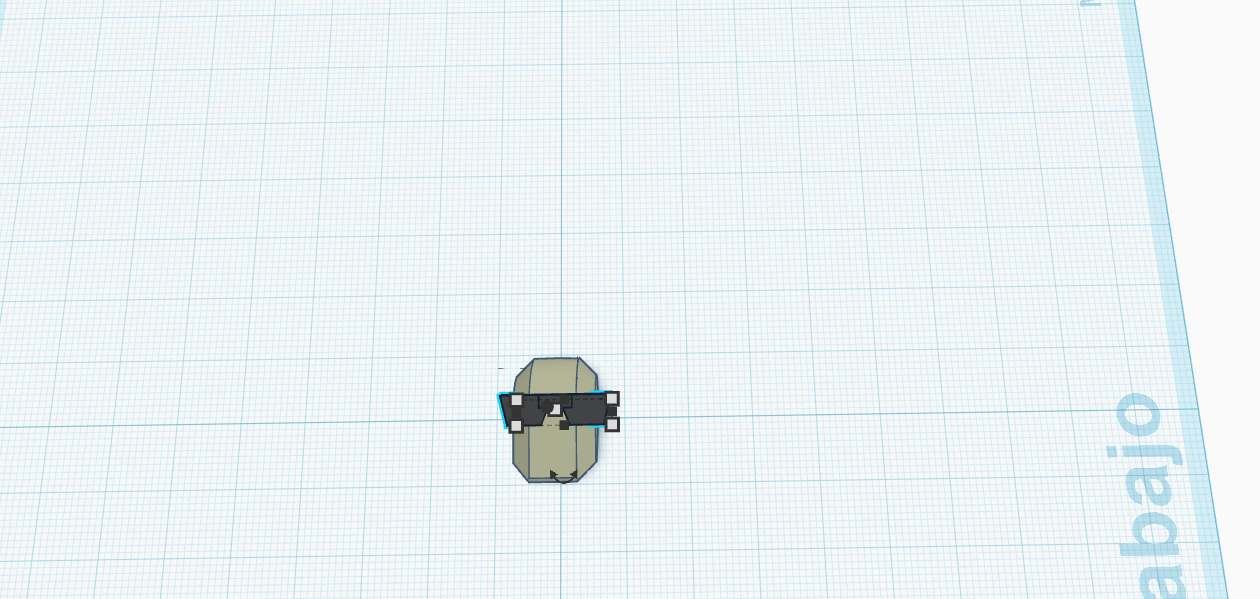dummy 13 keychain head and pro glasses