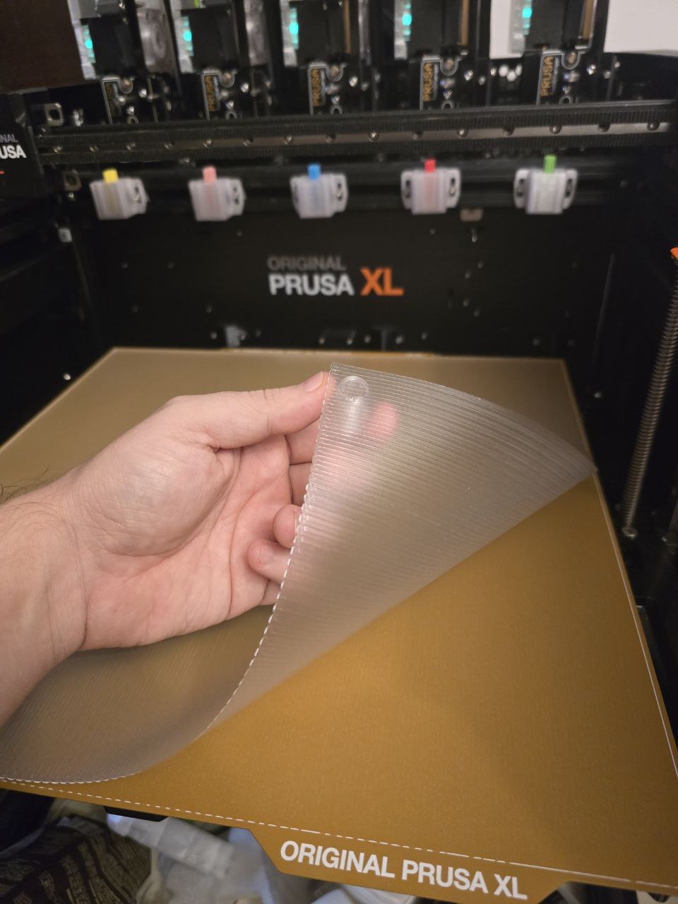 Perfect First Layer for Prusa XL with handle
