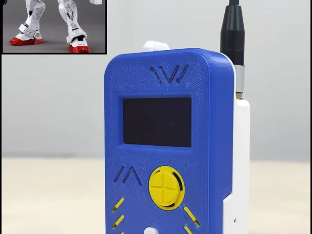 XiaoWa PCB case Meshtastic with GPS, 5-way Joystick, and 1.3" Oled