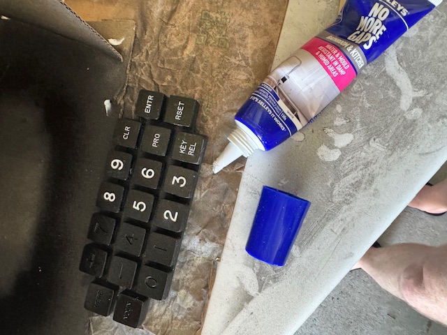Key Cap Tops (Non-Illuminated) for Apollo DSKY (AGC Display / Keyboard)