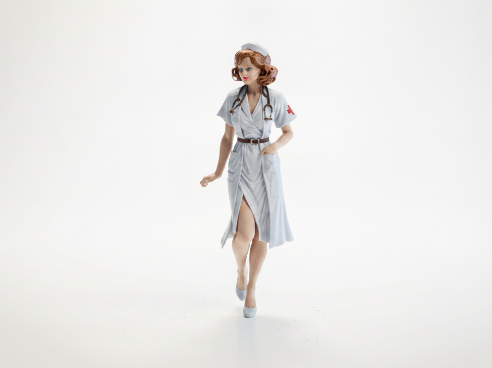 Nurse Figurine Medical Professional 3D Printable