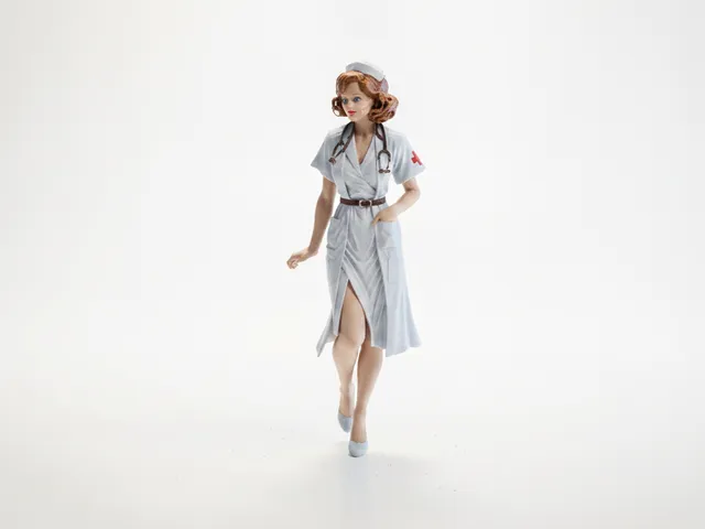 Nurse Figurine Medical Professional 3D Printable