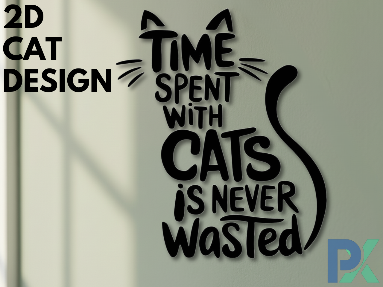 2D cat design