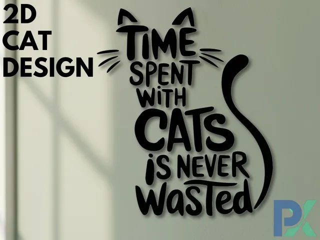 2D cat design