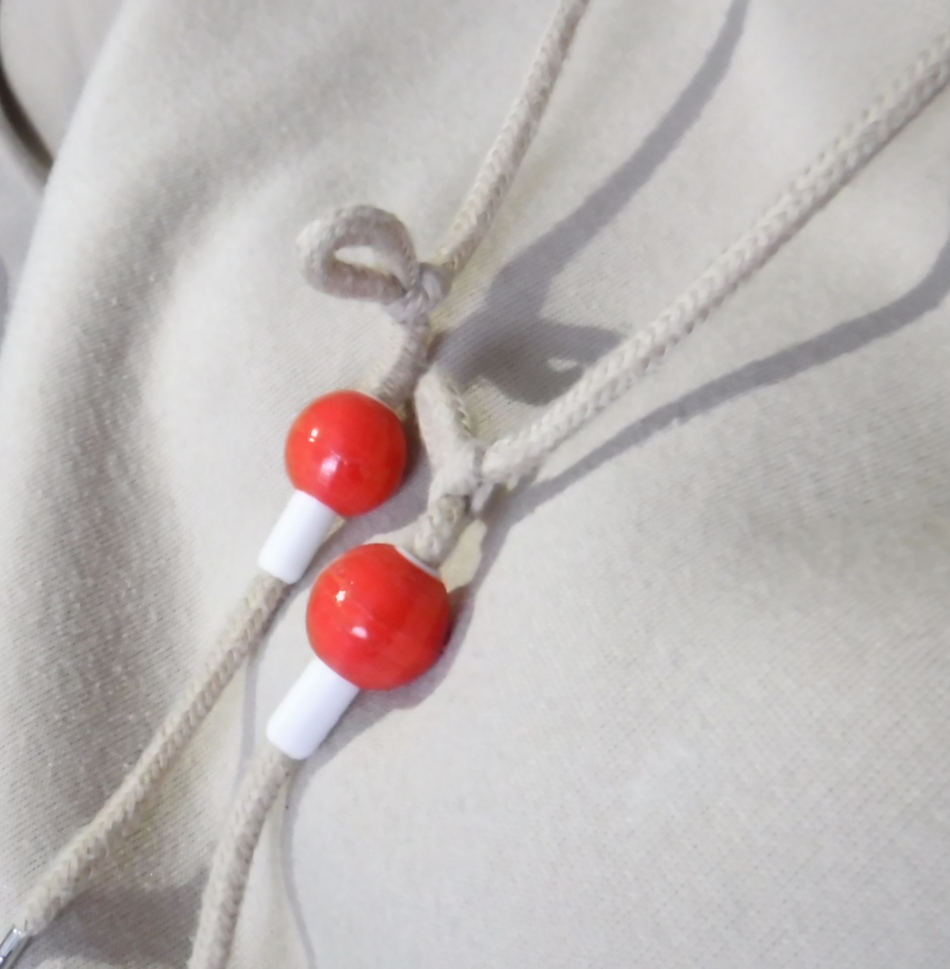 Cherry Rattle Beads