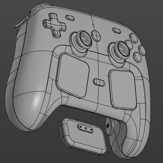 Steam Controller 2026 STEP model + puck
