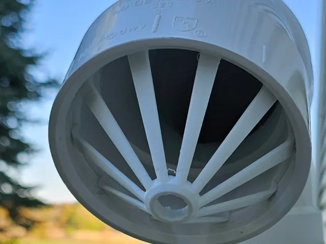 Non-Restrictive PVC Vent Cap