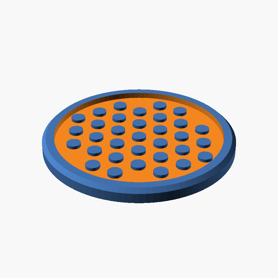 Drink Coaster with Drip Groove (Customizable)