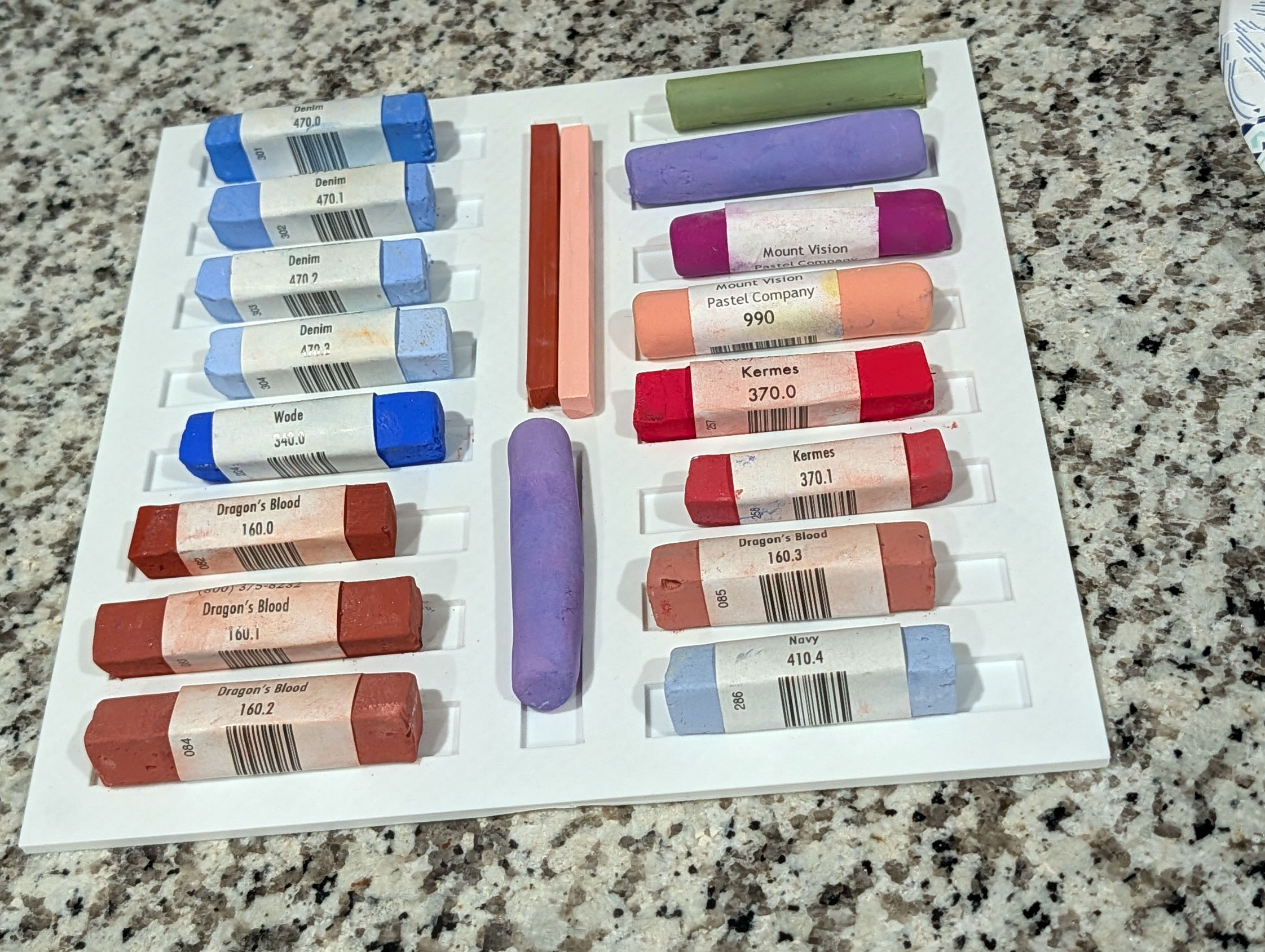 Soft Chalk Pastel holder (palette)