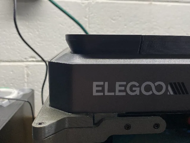 Elegoo Centauri Carbon Riser V2 (mid rise) for newer models with good LED's (w/ sliding top)