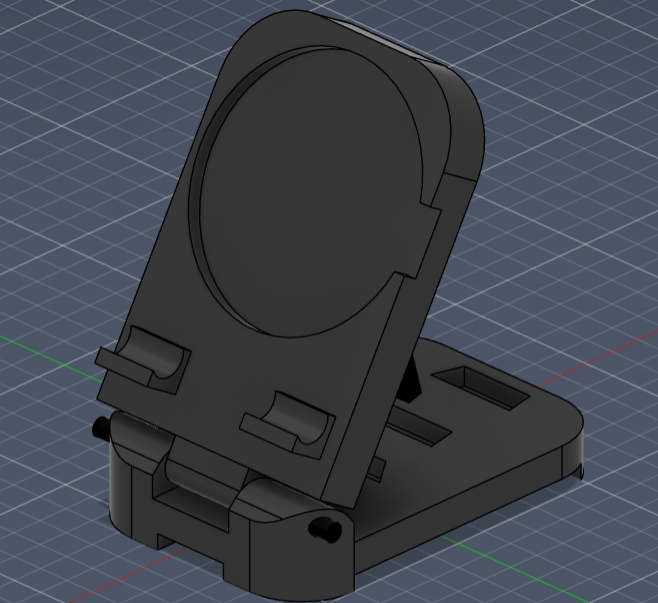 Phone stand (With space for wireless charger)