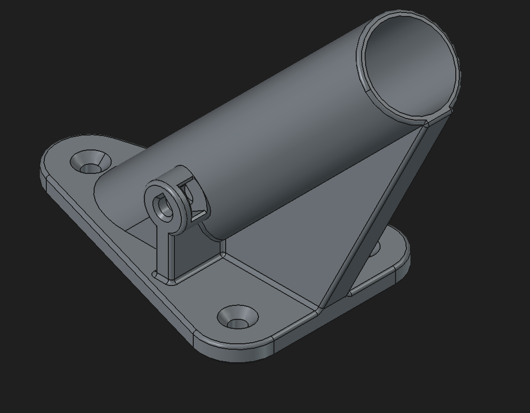 Flag Pole Wall Mount