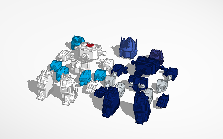 Soundwave pack with Combiner Optimus Prime Head
