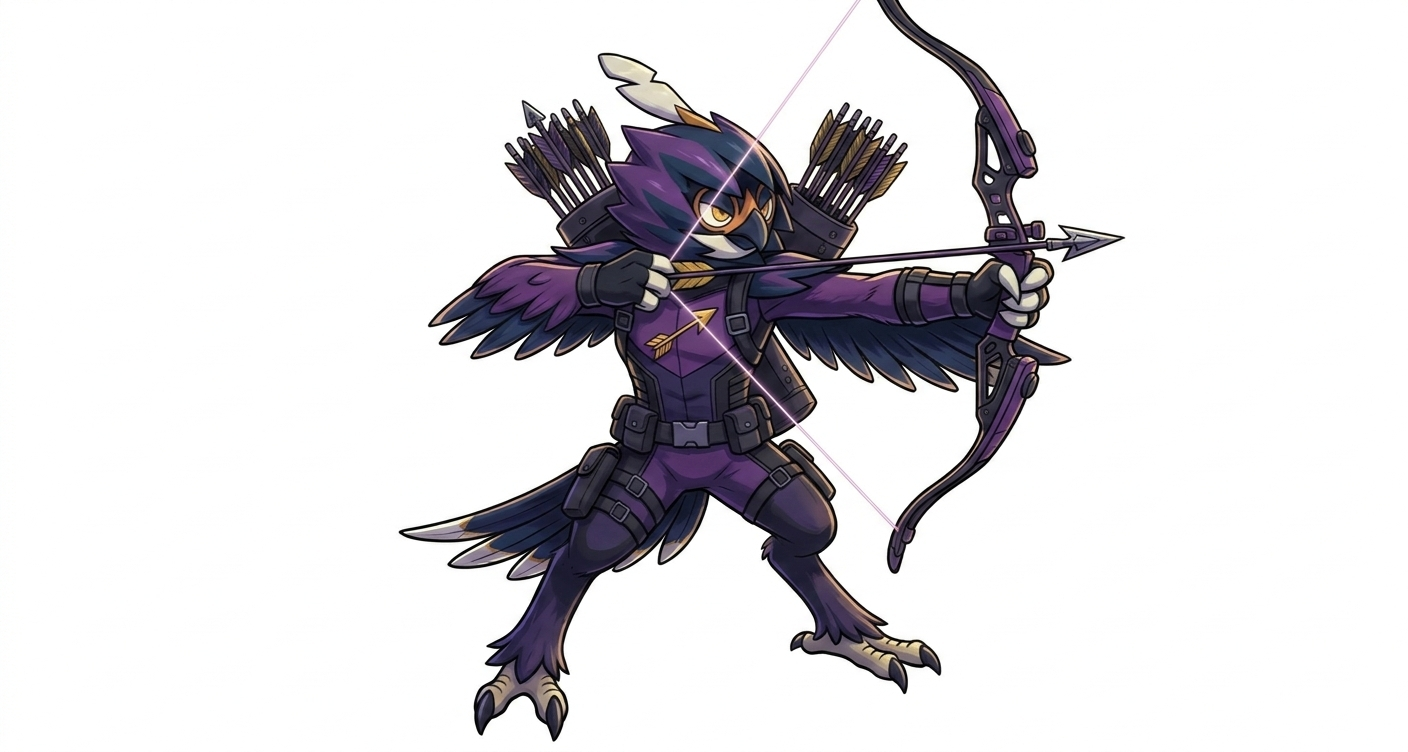 Decidueye x Hawkeye / Pokemon x Marvel