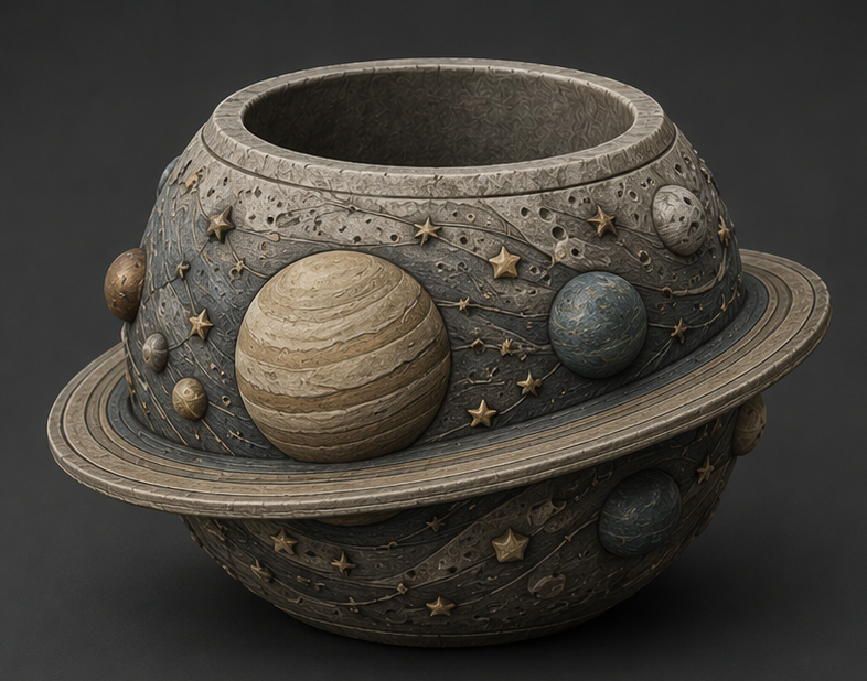 Planet Flower Pot