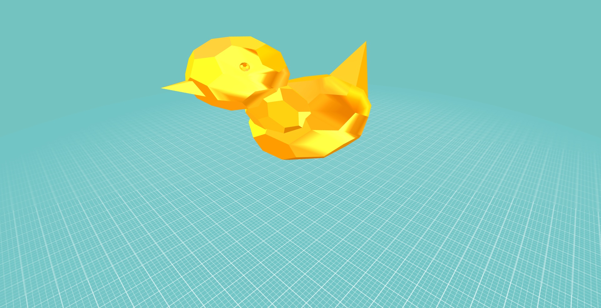 Honey the Buff Orpington Chicken and overhang test 3D model