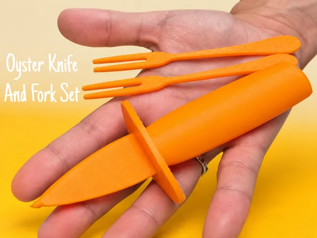 Oyster Knife And Fork Set