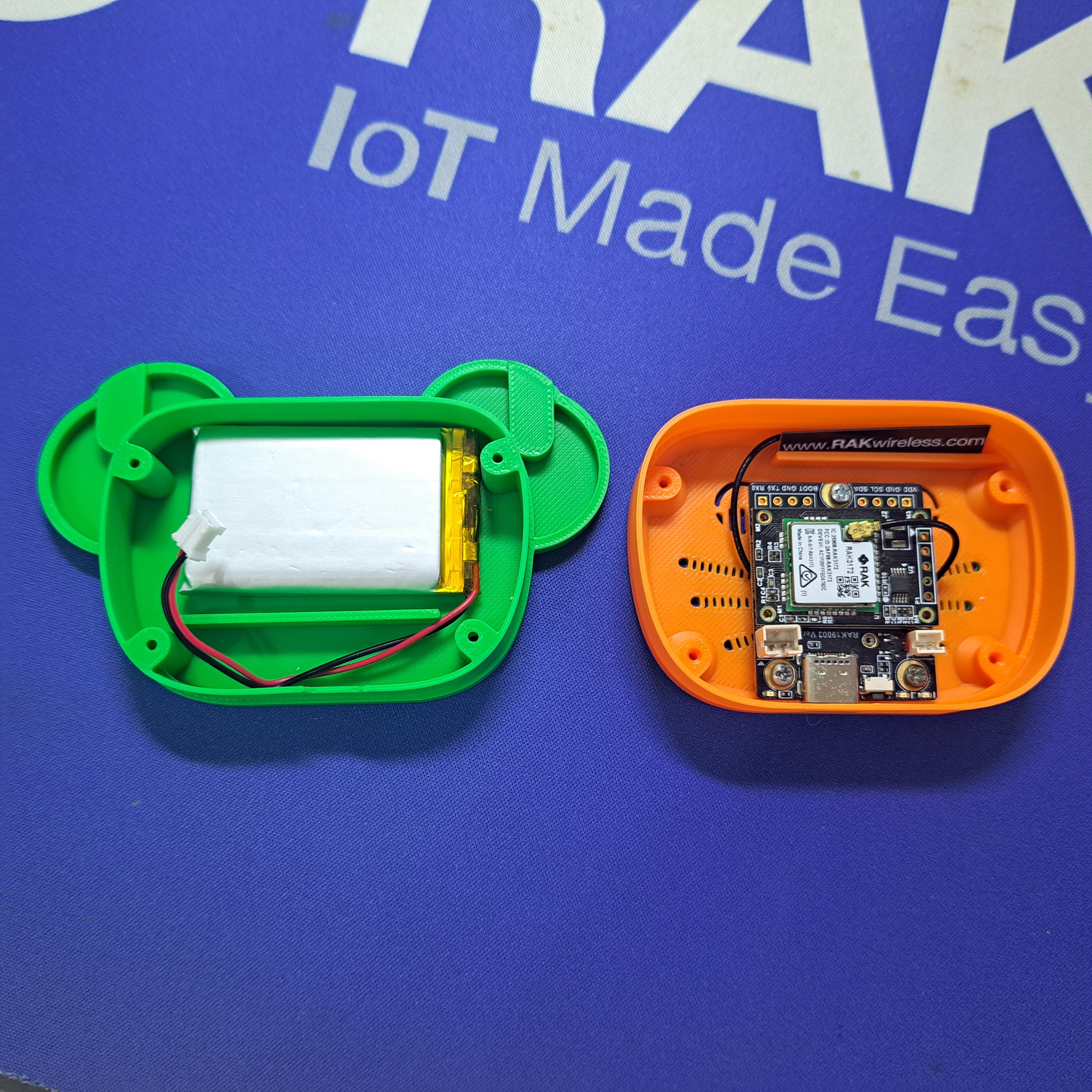 LoRa T&H sensor as cat face